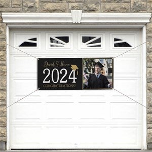 Classic Graduation Personalized Photo Banner - 20x48 - 34425-S