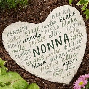 Grateful Heart Personalized Garden Stone