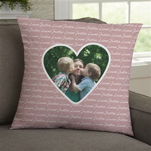 Family Heart Photo Personalized 18
