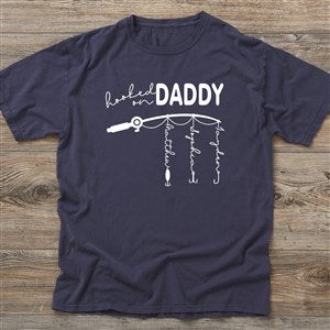 Hooked On Dad Personalized Hanes® Adult ComfortWash™ T-Shirt - 34924-CWT
