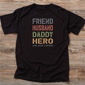 Friend, Husband Daddy Personalized Hanes® Adult T-Shirt - 34956-AT