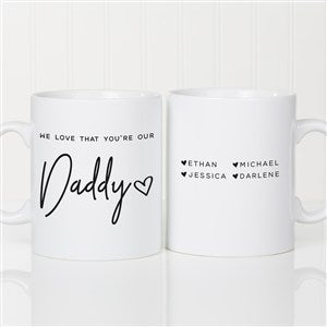Love That You're My Dad Personalized Coffee Mug 30 oz.- White - 35115-L