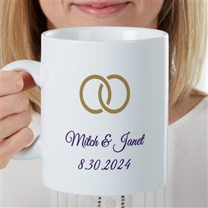 Choose your Icon Personalized Wedding 30 oz. Oversized Coffee Mug - 35433