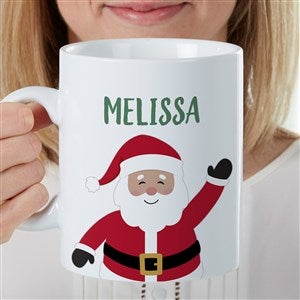 Santa Character Personalized Christmas 30 oz. Oversized Coffee Mug - 35534