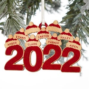 2022 Personalized Wood Ornament- Red Maple - 35547-R