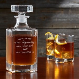 New Home, New Memories Personalized Royal Decanter - 35830
