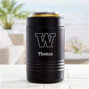 NCAA Wisconsin Badgers Personalized Stainless Insulated Can Holder - 36149