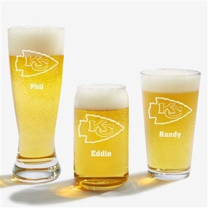 NFL Kansas City Chiefs Personalized Beer Glasses  - 36501