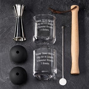 Viski® Write Your Own Personalized 7-Piece Muddled Cocktail Set - 36530