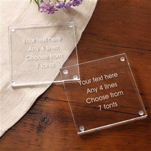 Write Your Own Engraved Glass Coaster - 36546