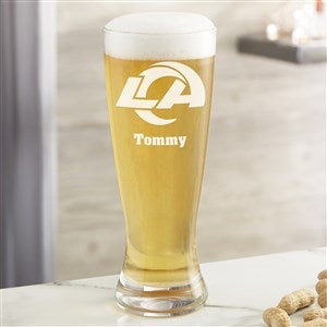 NFL Los Angeles Rams Personalized 20oz. Pilsner Glass - 36702-P
