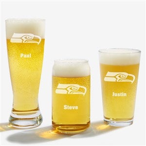 NFL Seattle Seahawks Personalized Beer Glass  - 36713