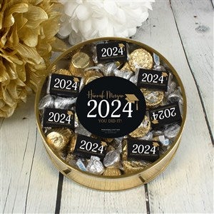 Classic Graduation Personalized Large Tin with Hershey's & Reese's Mix - 36851D-L