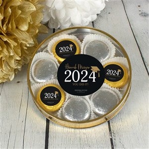 Classic Graduation Large Tin with 8 Chocolate Covered Oreo Cookies - 36853D-LG
