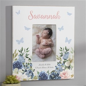 Butterfly Kisses Baby Girl  Personalized 5x7 Wall Frame - Vertical - 36909-WV