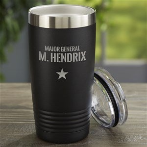 Authentic Personalized 20 oz. Stainless Steel Tumbler- Black - 36940-B