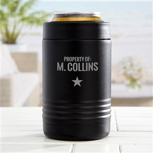 Authentic Personalized Stainless Insulated Can Holder - 36942
