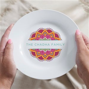 Diwali Personalized Round Plate - 37040