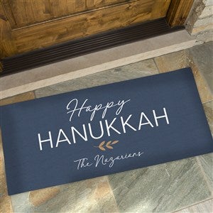 Spirit of Hanukkah Personalized Oversized Doormat- 24x48 - 37048-O