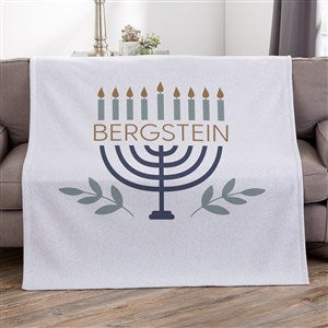 Spirit of Hanukkah Personalized 50x60 Sweatshirt Blanket - 37079-SW
