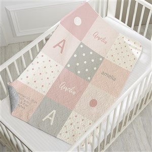 Sweet Baby Personalized 30x40 Quilted Baby Blanket - 37182-SQ