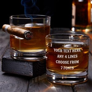 Write Your Own Personalized Cigar Glasses Set of 2 - 37319