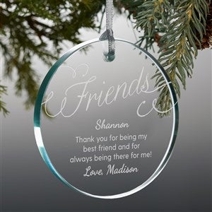 Friends Forever Personalized Premium Ornament - 37326-P