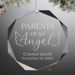 Parents of an Angel Personalized Premium Octagon Ornament - 37357