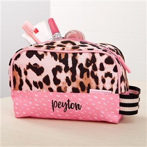 Leopard Print Embroidered Toiletry Bag by Stephen Joseph - 37372