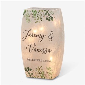 Laurels of Love Personalized Wedding Frosted Shelf Décor- Small - 37584-S