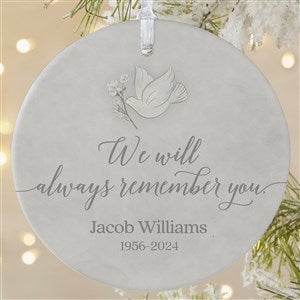 Always Remember You Personalized Ornament- 3.75