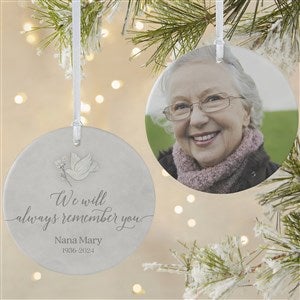 Always Remember You Personalized Ornament- 3.75