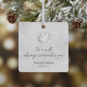Always Remember You Personalized Ornament- 2.75