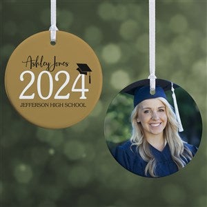 Classic Graduation Personalized Ornament- 2.85