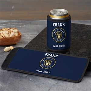 MLB Milwaukee Brewers Personalized Can  Bottle Wrap - 37797