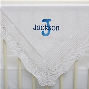 Playful Name Embroidered Baby Blanket - 37951