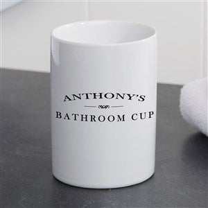 Family Market Personalized Ceramic Bathroom Cup - 38064