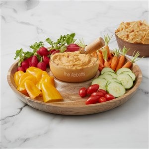 Brisbane Collection Personalized Chip and Dip Serving Dish - 38202