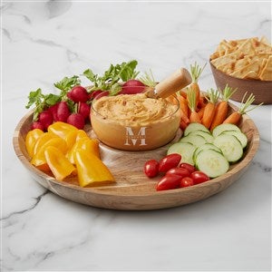 Lavish Last Name Personalized Chip and Dip Serving Dish - 38204