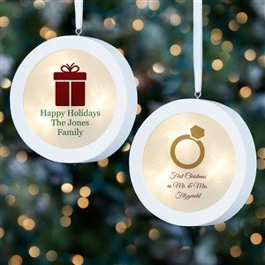 Choose Your Icon Personalized Christmas LED Light Ornament - 38230