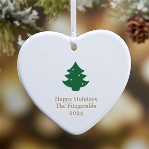Choose Your Icon Personalized Heart Ornament- 3.25