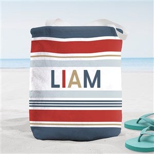 Mix & Match Personalized Terry Cloth Beach Bag- Small - 38289-S