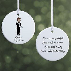 Ring Bearer philoSophie's® Personalized Ornament- 2.85