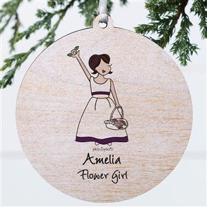 Flower Girl  philoSophie's® Personalized Ornament- 3.75