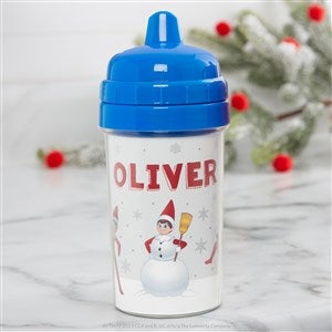 The Elf on the Shelf® Personalized Toddler 10 oz. Sippy Cup- Blue - 38717-B