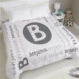 Youthful Name Personalized Duvet Cover - King 104x88 - 38732D-K