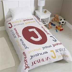 Youthful Name Personalized Duvet Cover - Twin 68x88 - 38732D-T