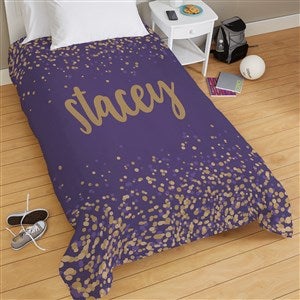 Sparkling Name Personalized Duvet Cover - Twin 68x88 - 38739D-T