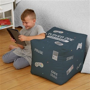 Gaming Personalized Cube Ottoman - Large 18