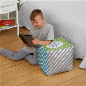 Yours Truly Personalized Cube Ottoman - Small 13